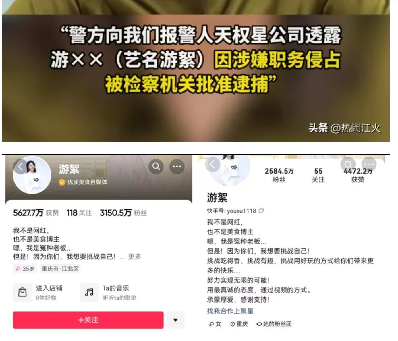 浪胃仙曾和浪味仙在抖音互撕.现创始人涉职务侵占被捕啦