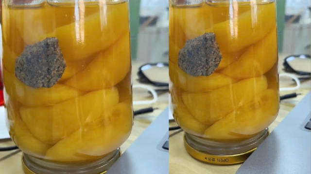 黄桃罐头中的石头，它就是神奇的麦饭石