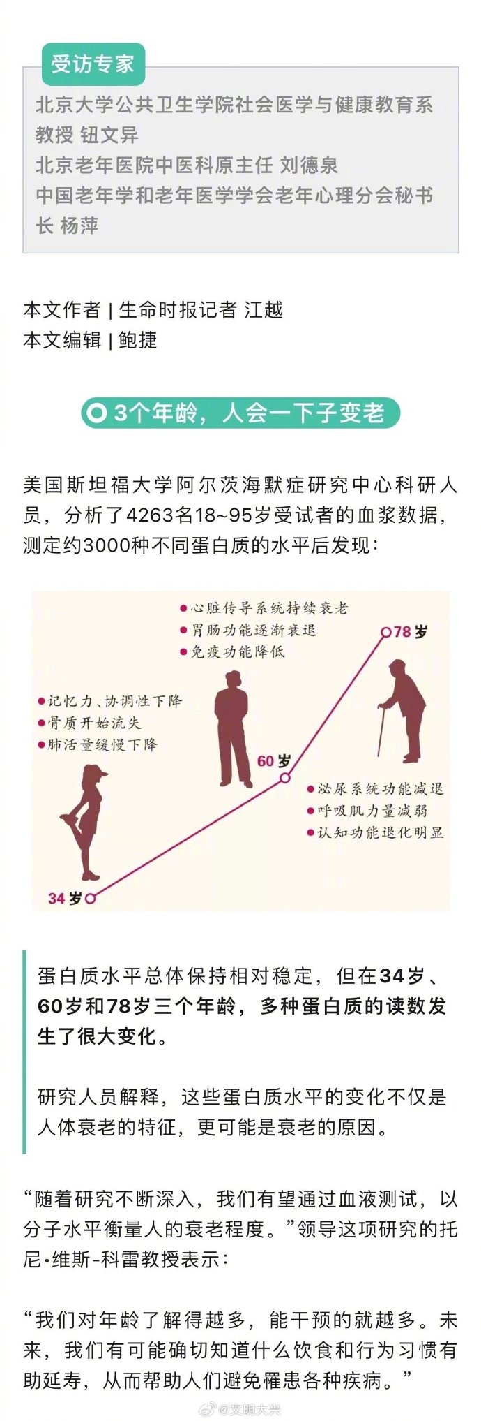 断崖式衰老发生在几岁你知道吗？有预防变老的方法吗？