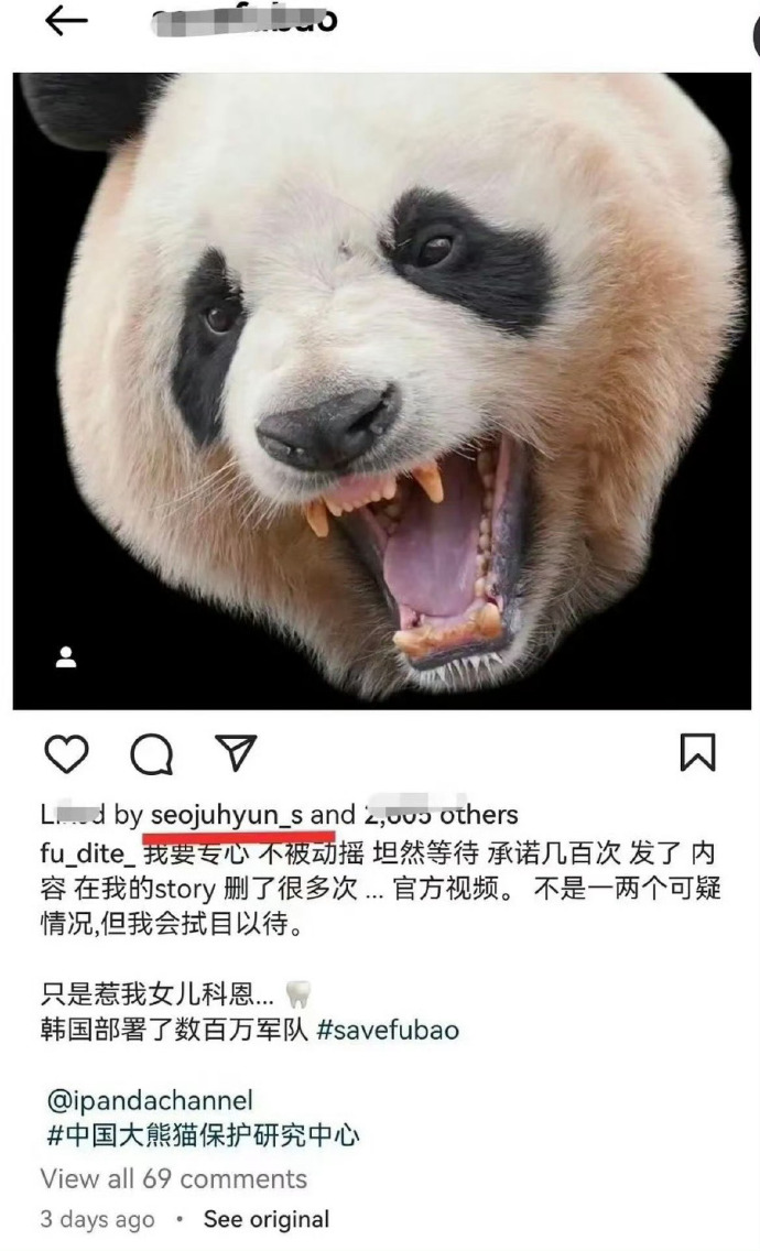 徐贤关注福宝被虐待的帖子，还点赞请愿引发网友热议！