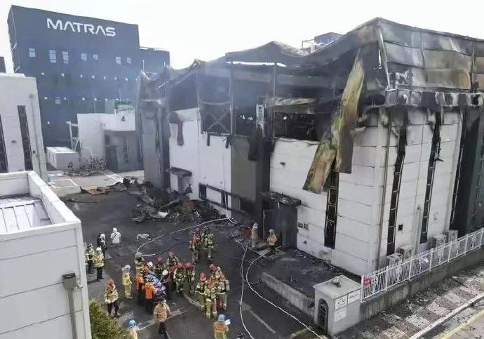 韩国电池厂起火：低薪员工工资为当地最低时薪