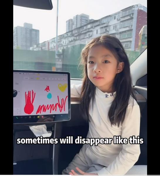 马斯克回应中国小女孩，承诺关注特斯拉画板Bug并回复Sure