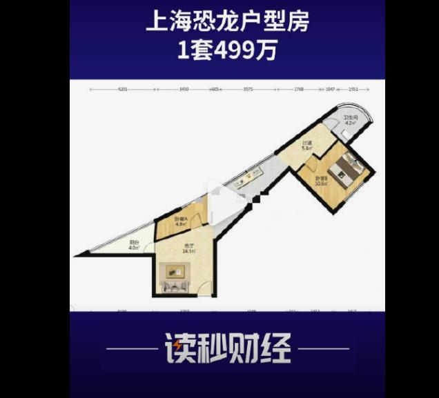 上海怪异恐龙户型房1套499万居然还能引发抢购热潮
