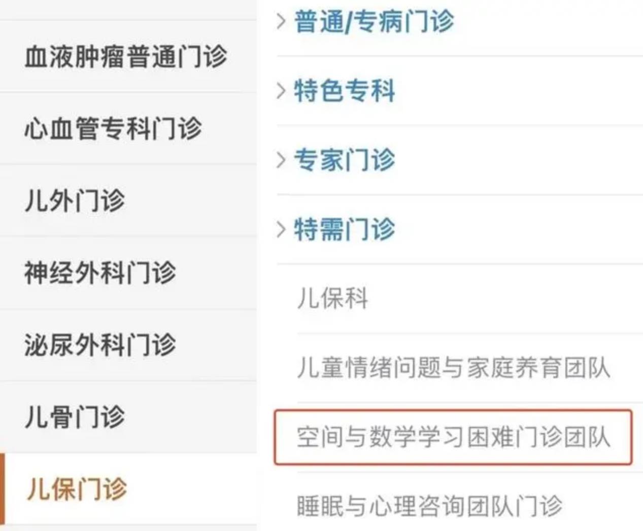 上海医院特设空间与数学，门诊专治数理化不好＋学习困难