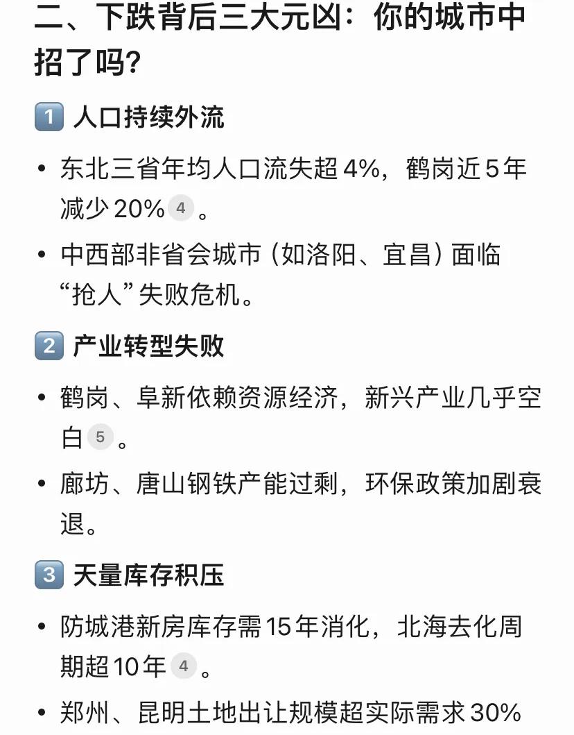 15城房价或迎“跳水”？DeepSeek预警名单浮出水面