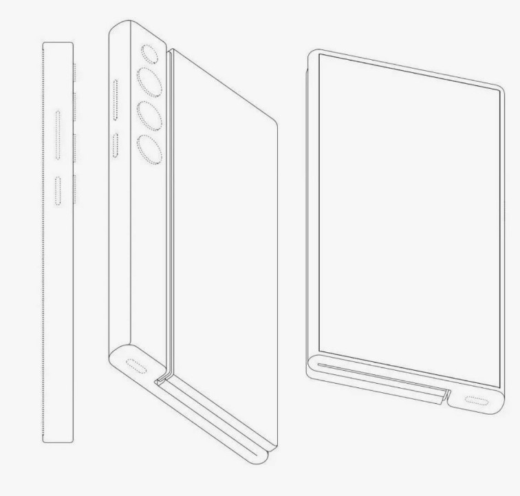 华为三折叠专利曝光：12mm超薄机身+自拍黑科技